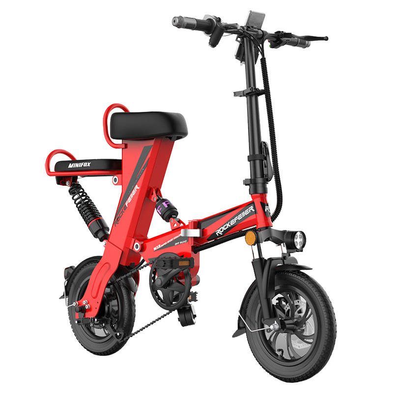 Hummingbird 12 Inch Foldable Electric Mini Bicycle Adult Lithium Battery Bike