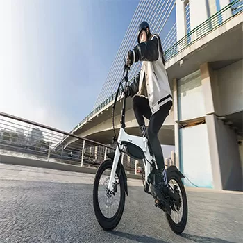 Two Wheel Foldable Electric Mountain Bike Zero Emission