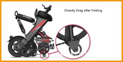 Hot Sale Hummingbird 12 Inch Foldable Electric Mini Bicycle Adult Lithium Battery Bike